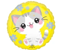 Standard HX Kawaii Kitty Foil Balloon EOL